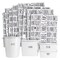 Talented Kitchen Storage Label Set - Clear Stickers for Home Organization - Garage Bin & Pantry Labeling - Waterproof Labels for Kitchen & Bathroom Organization - Pack of 138, 1" to 1.25" x 3", Black